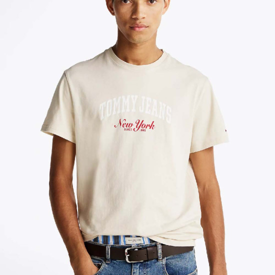 Tommy Hilfiger Ανδρική κοντομάνικη μπλούζα Varsity Logo Slim T-Shirt